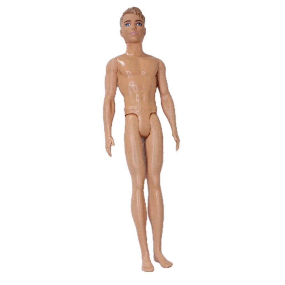 2016 Ken Travel Doll Barbie Dreamhouse Adventures Dark Blonde Hair Nude  FWV15